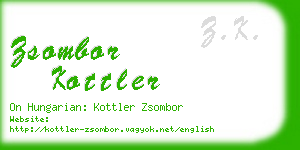 zsombor kottler business card